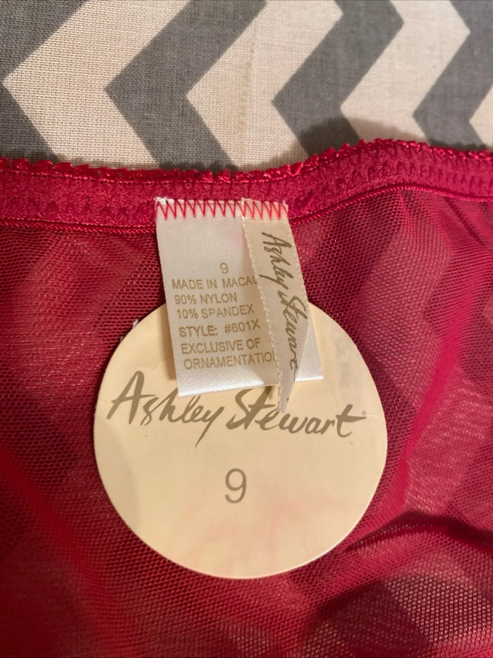 Ashley Stewart VTG Y2K NWT PANTIES Wom PLUS 9 Stretch Lace Hipster Approx 33”W
